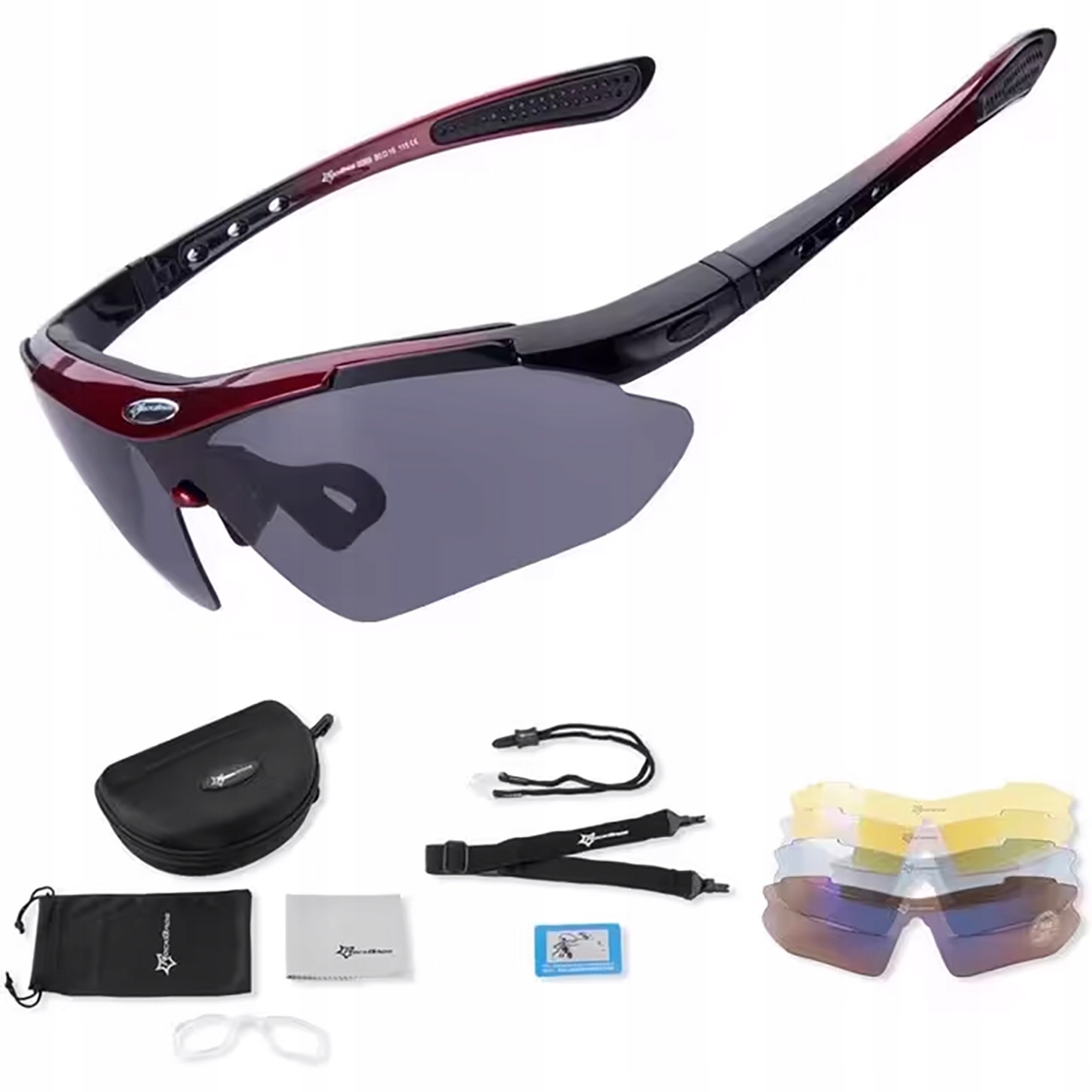 ROCKBROS OKULARY ROWEROWE SPORTOWE POLARYZACYJNE NA ROWER UV400 POLARYZACJA