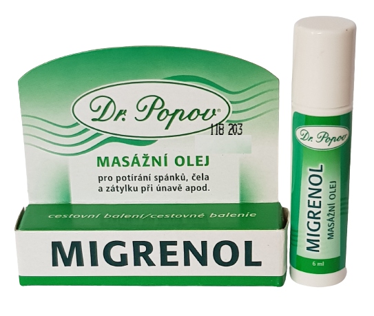 

Migrenol roll-on na migrenę sen stres 6ml Dr Popov