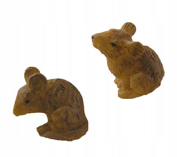 

Myszy do Szopki- 1,4cm wys. do fig. o wys. 11-13cm