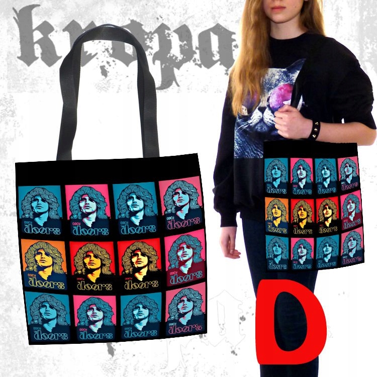 Torba na ramię THE DOORS FullPrint WZORY! Rodzaj gadżetu muzyczny