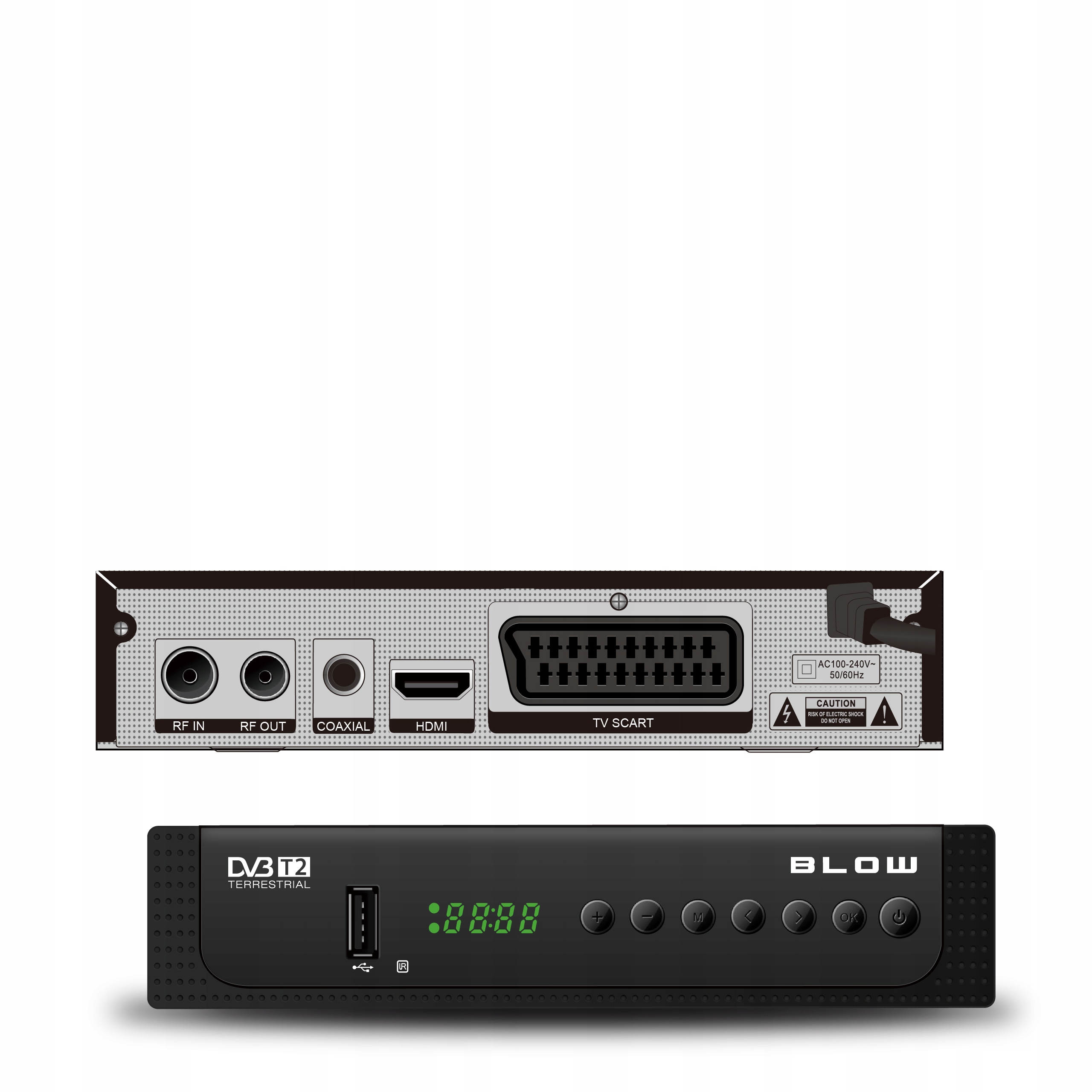 Dekoder tuner DVB-T2 BLOW 8000FHD PREMIUM