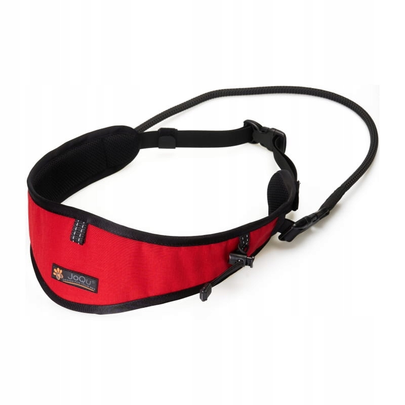Běžecký pás JoQu Canicross Belt Black Red L/XL