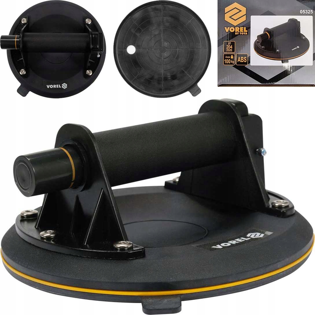 

Uchwyt Do Szyb Płytek Podciśnieniowy 100kg 204 mm