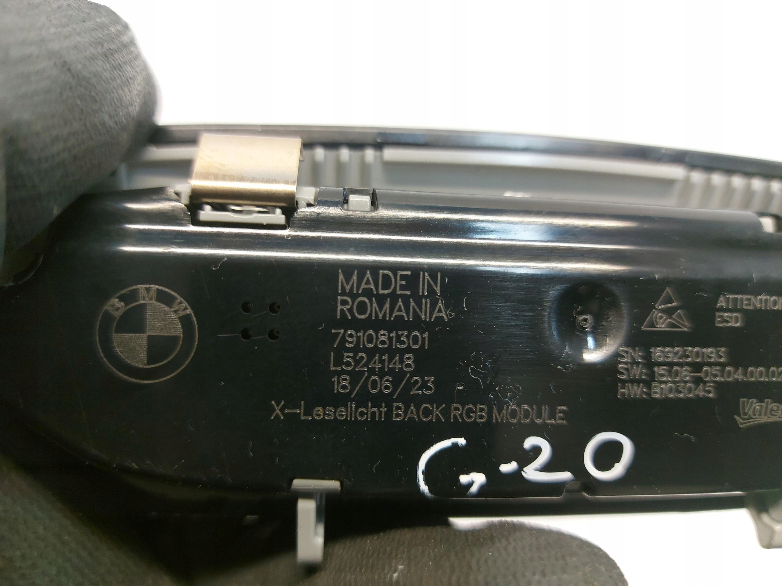 BMW G20 LIFT Feux phare Interne Cabine 791081301