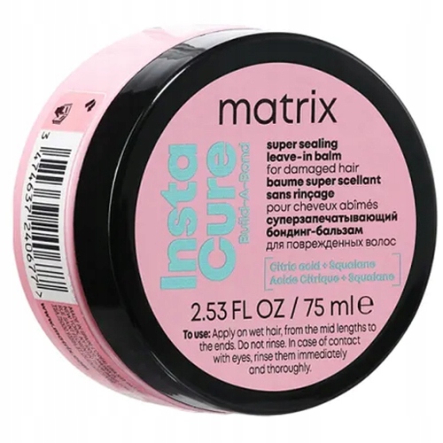 Matrix Insta Cure Bond Obnovující Balzám Pro Poškozené Vlasy 75 ML