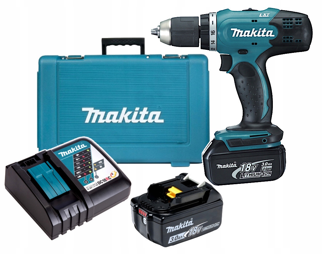 Akumulátorový aku vrtačka 18V Lxt 2x Aku 3,0Ah (DDF453RFE) Makita