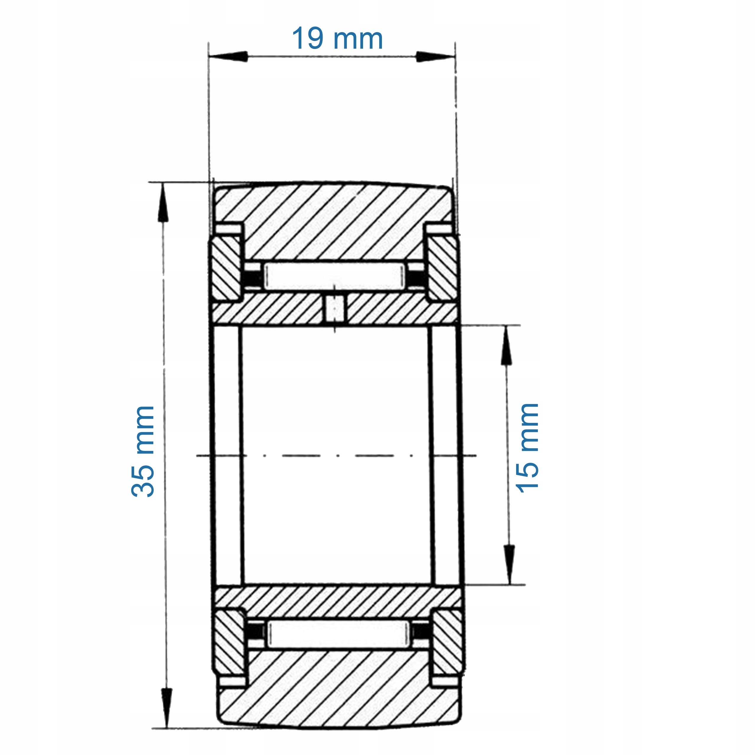Łożysko rolka podbieracza Metal-Fach Z-562 RT-15 Producent części Kejia