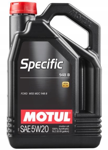 MOTUL SPECIFIC 948B 5W20 7L FORD WSS-M2C948-B + ZAWIESZKA Kod producenta 106352