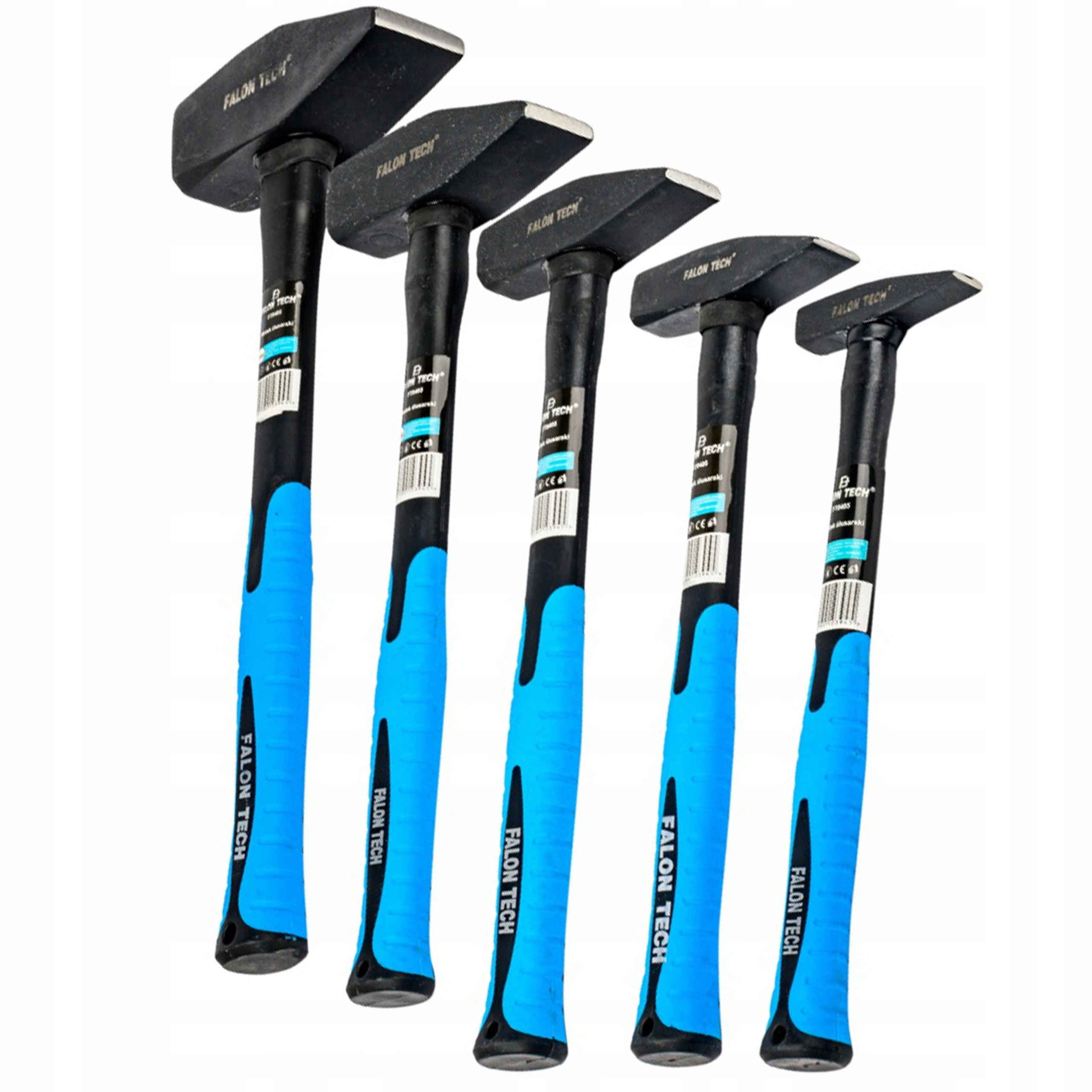 Zestaw Młotków Młotki Ślusarskie Fiberglas Młotek 5SZT