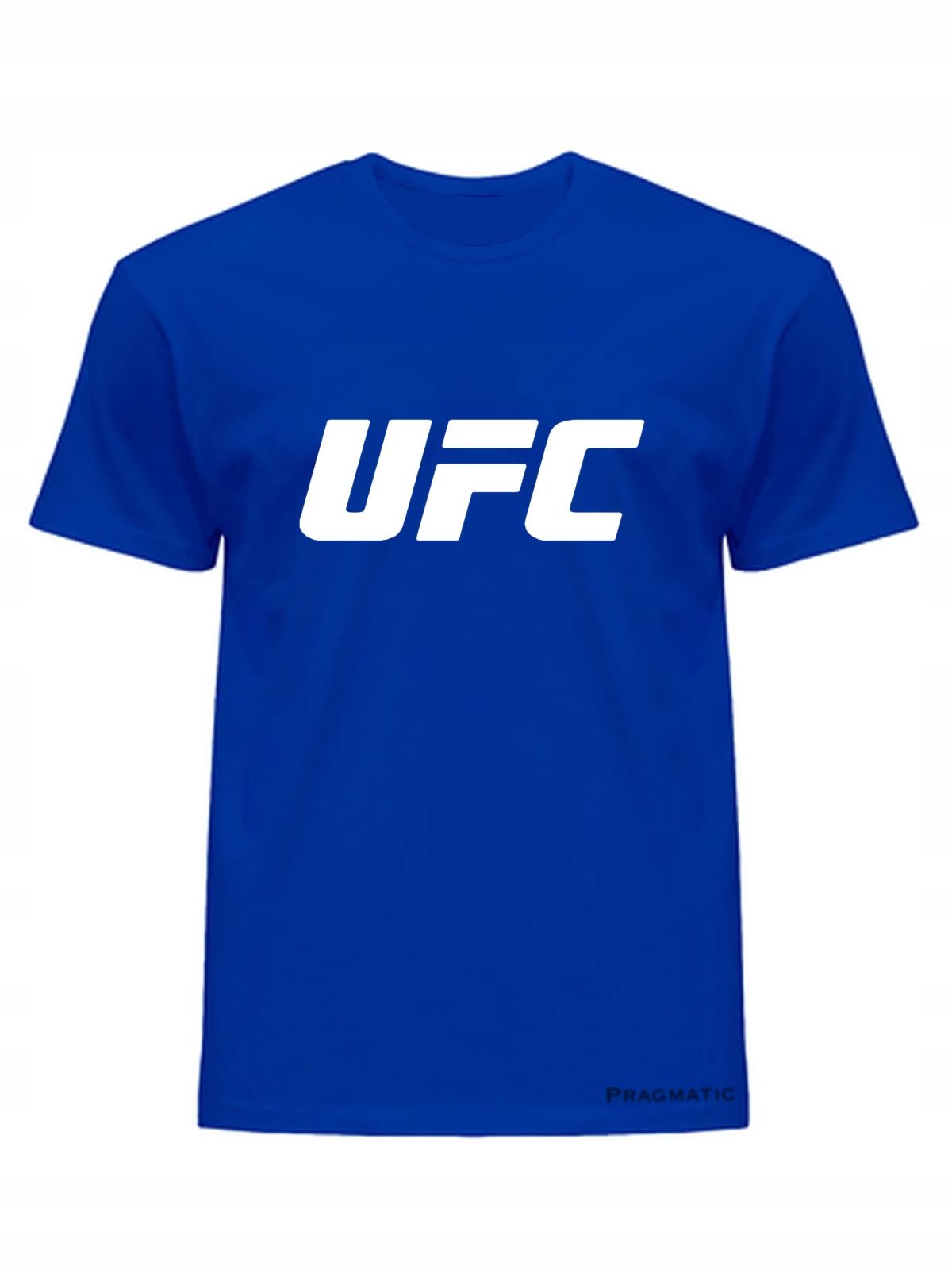 

Koszulka T-shirt Męski Bawełniany Niebieski Ufc S
