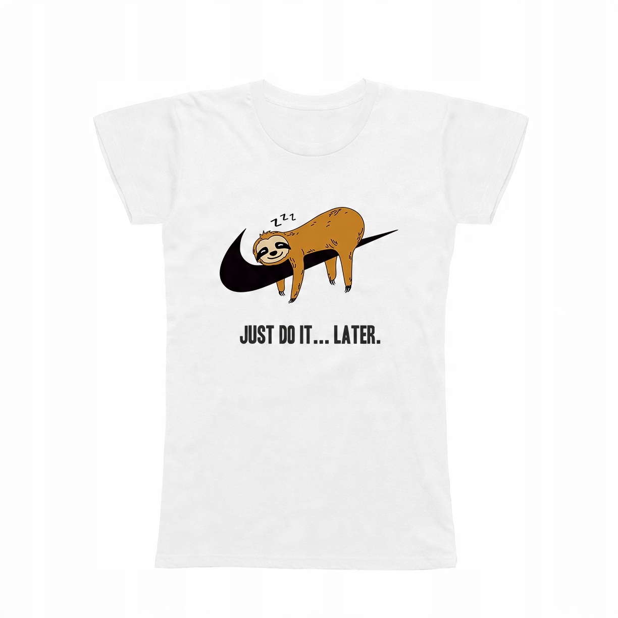 

M Koszulka T-shirt Do It Later Leniwiec Parodia