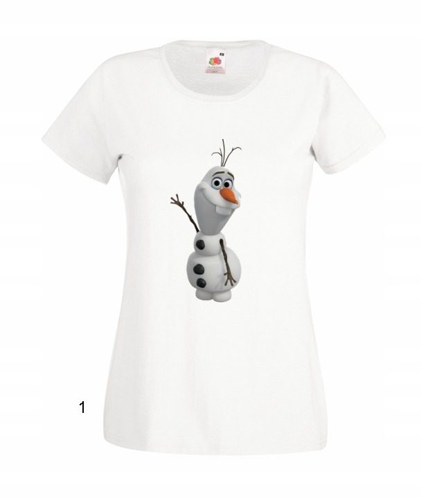 

Koszulki damskie Kraina Lodu Elsa Olaf Frozen