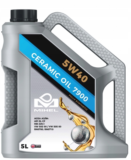 

Olej Ceramiczny 7900 5W40 5L CO79005 Mihel