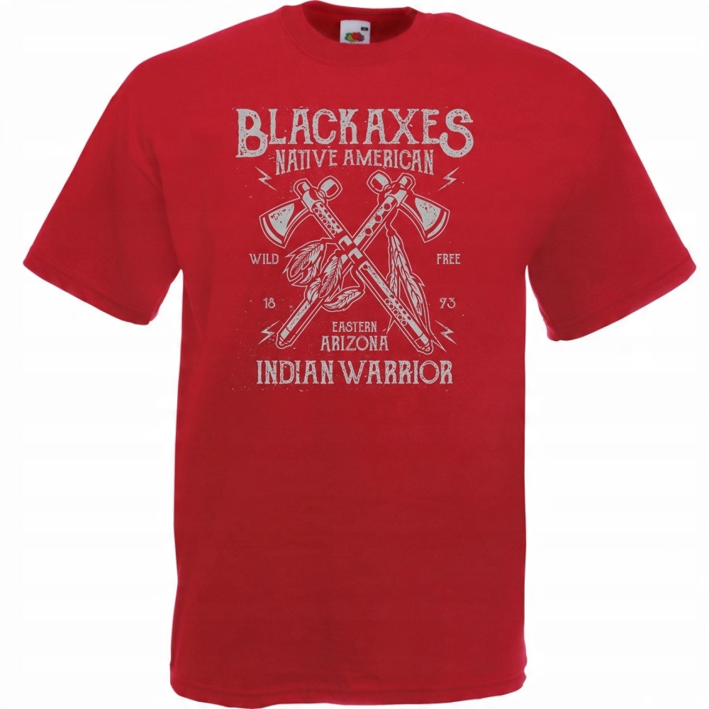 

Koszulka black axes indianie siekiery XXL ceglana