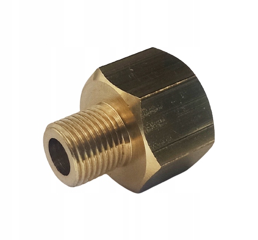 

Mosiężna Redukcja Mufowo-nyplowa 1/4'' x 1/8 Mocna