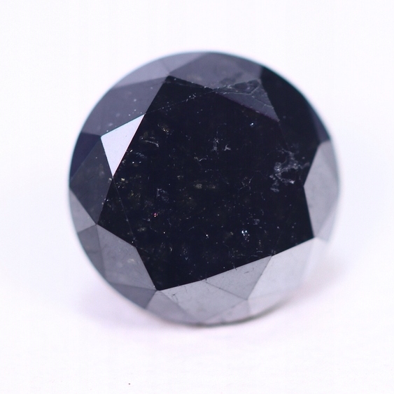 Přírodní diamant 1.39 ct Černý Briliant certifikát Wbd