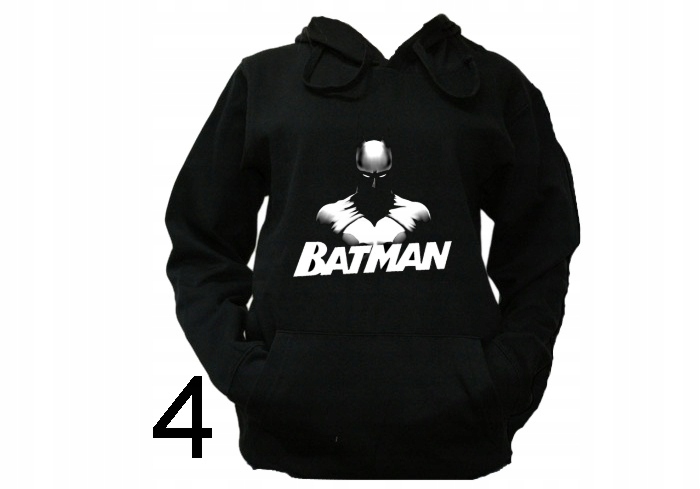 

Bluzy Kaptur Batman Nietoperz Gotham Wzory