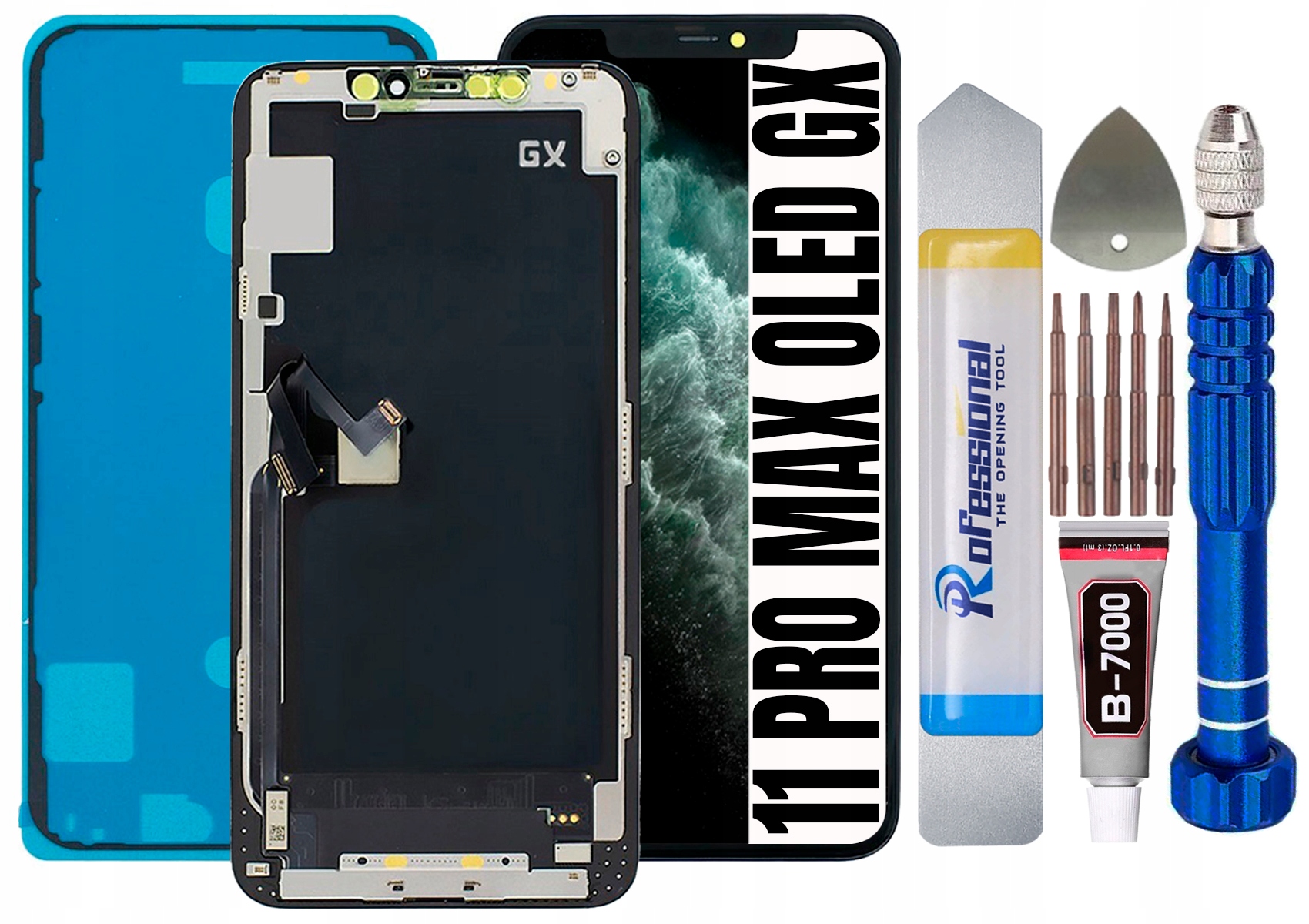 Displej Pro Iphone 11 Pro Max Oled Gx LCD Displej Těsnění