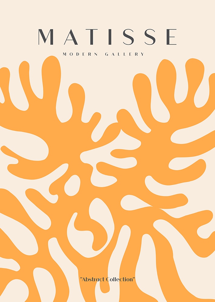 MATISSE Pomarańczowy orange PLAKAT 50x70cm #624