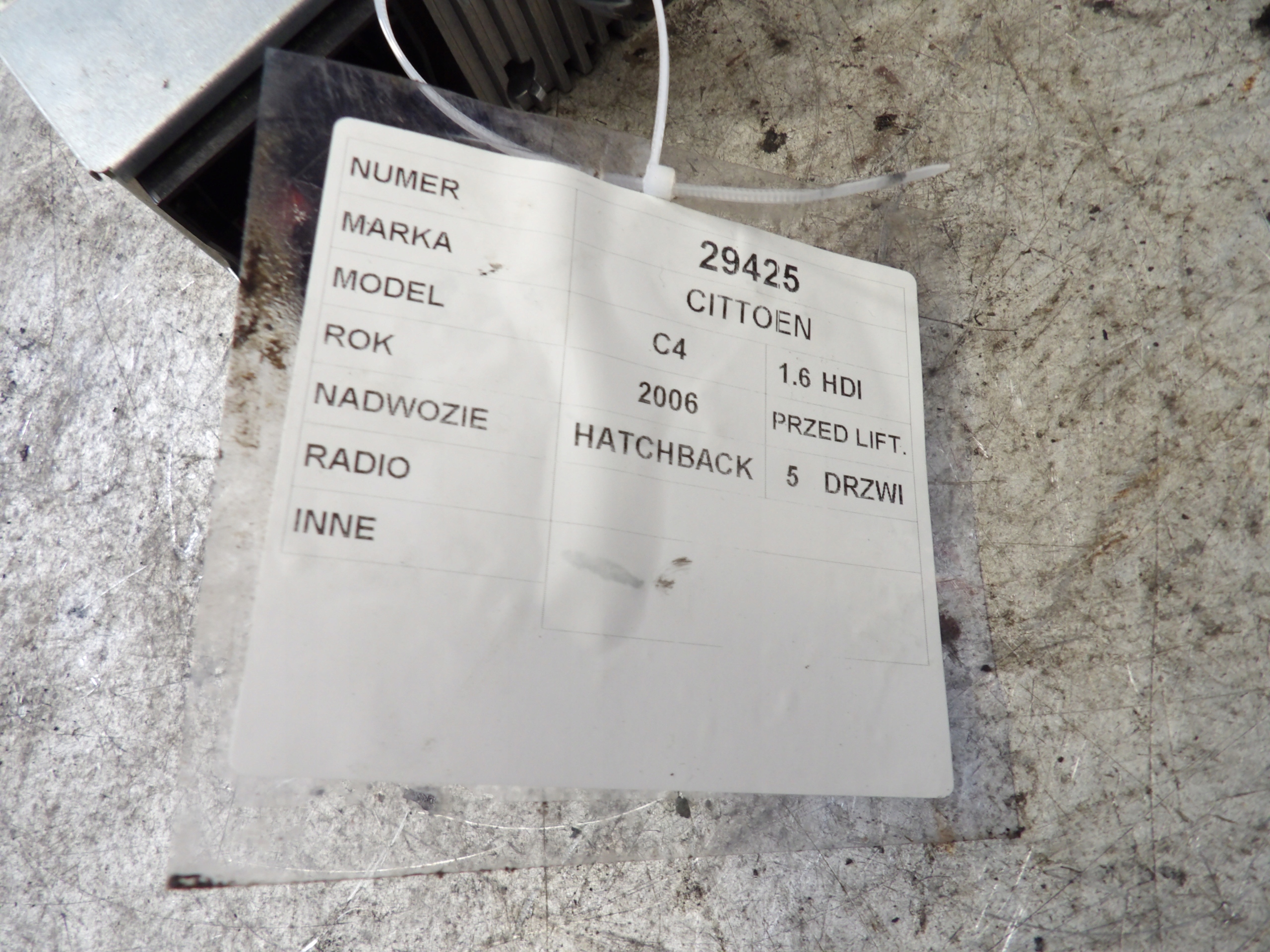 Citroen C4 radio