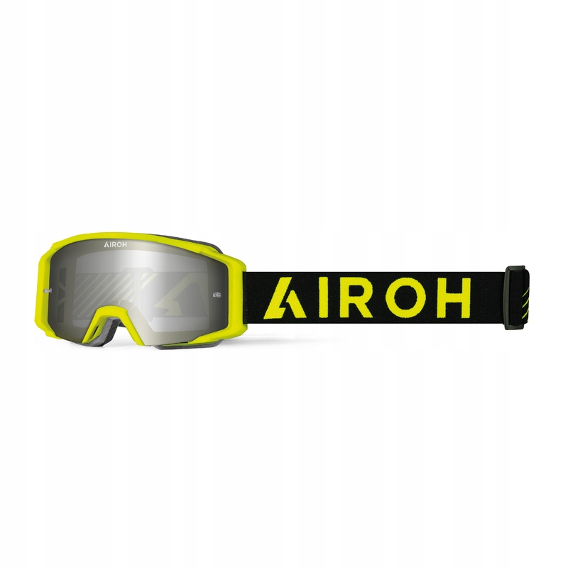 Gogle Airoh Blast Xr1 Yellow Matt - Szyba Silver Mirrored (1 szyba w zest) Typ cross/enduro