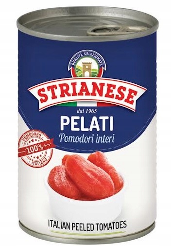 Levně rajčata Strianese Pelati – 400 g italských rajčata