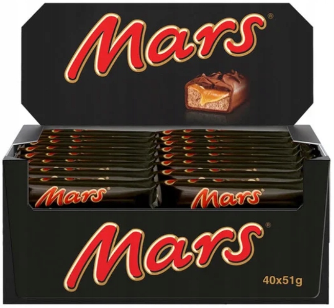 Baton Mars z karmelem 40 szt. x 51g