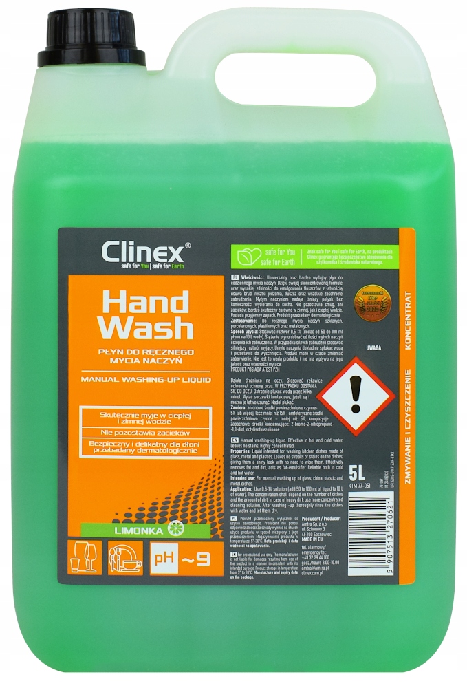 

Clinex HandWash koncentrat płyn do mycia naczyń