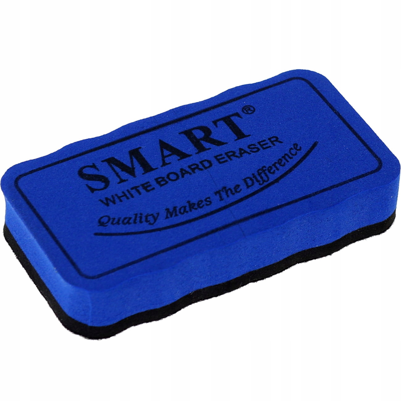 Gąbka z magnesem do tablic suchościeralnych Niebieska