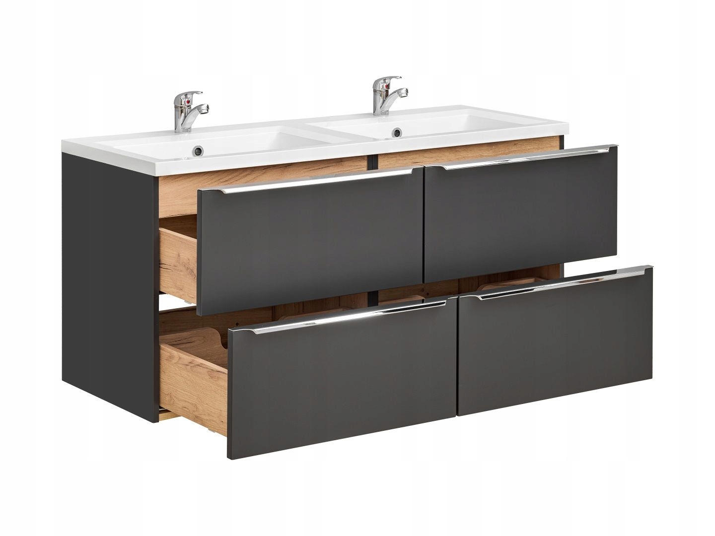SZAFKA ŁAZIENKOWA Z UMYWALKĄ 120 CM CAPRI COSMOS Typ wiszące