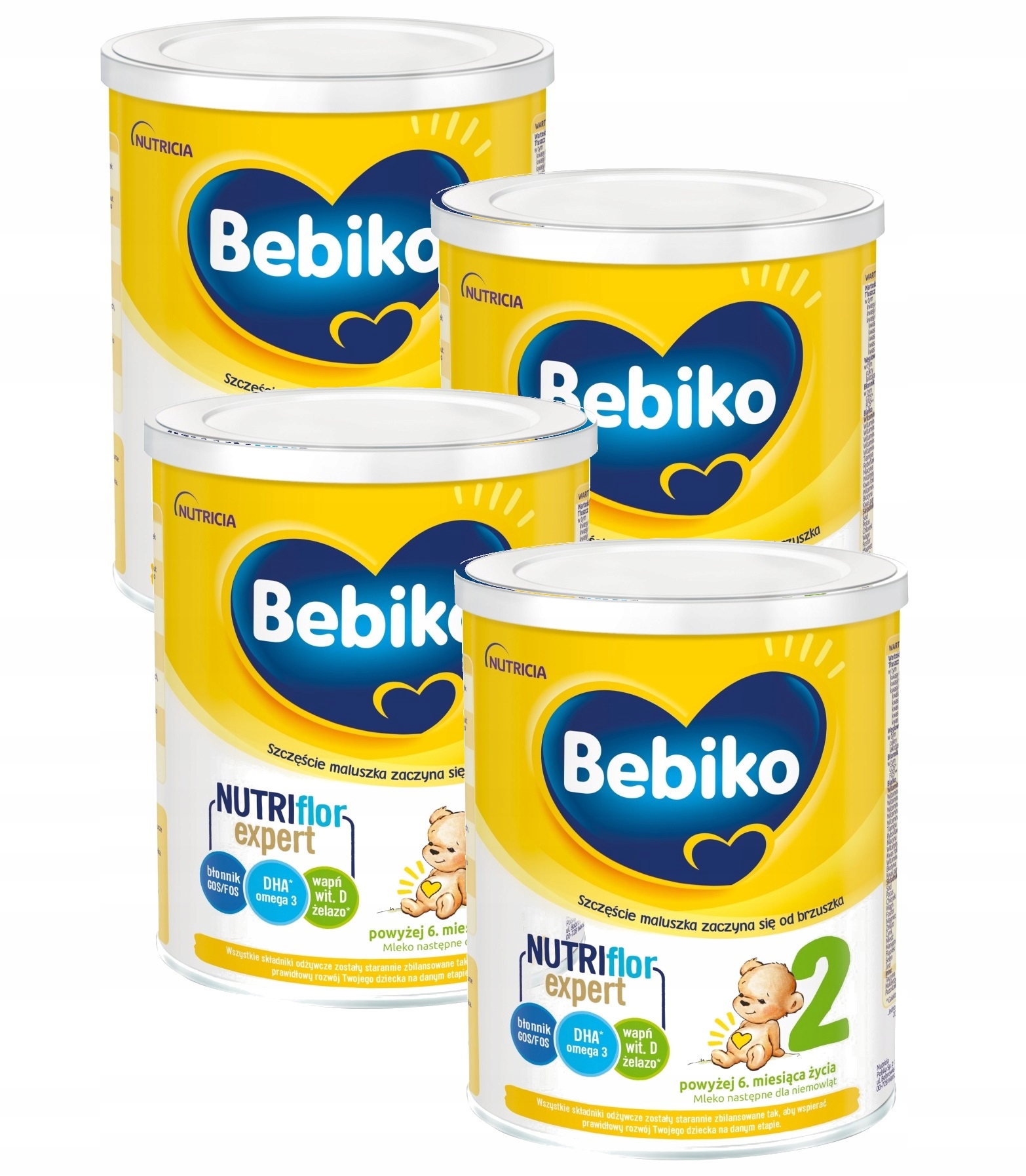 

Bebiko 2 mleko modyfikowane 4 x 700 g Puszka