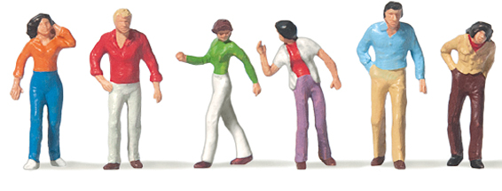 Preiser Kolemjdoucí Tt 1:120 Figurky na železniční maketu