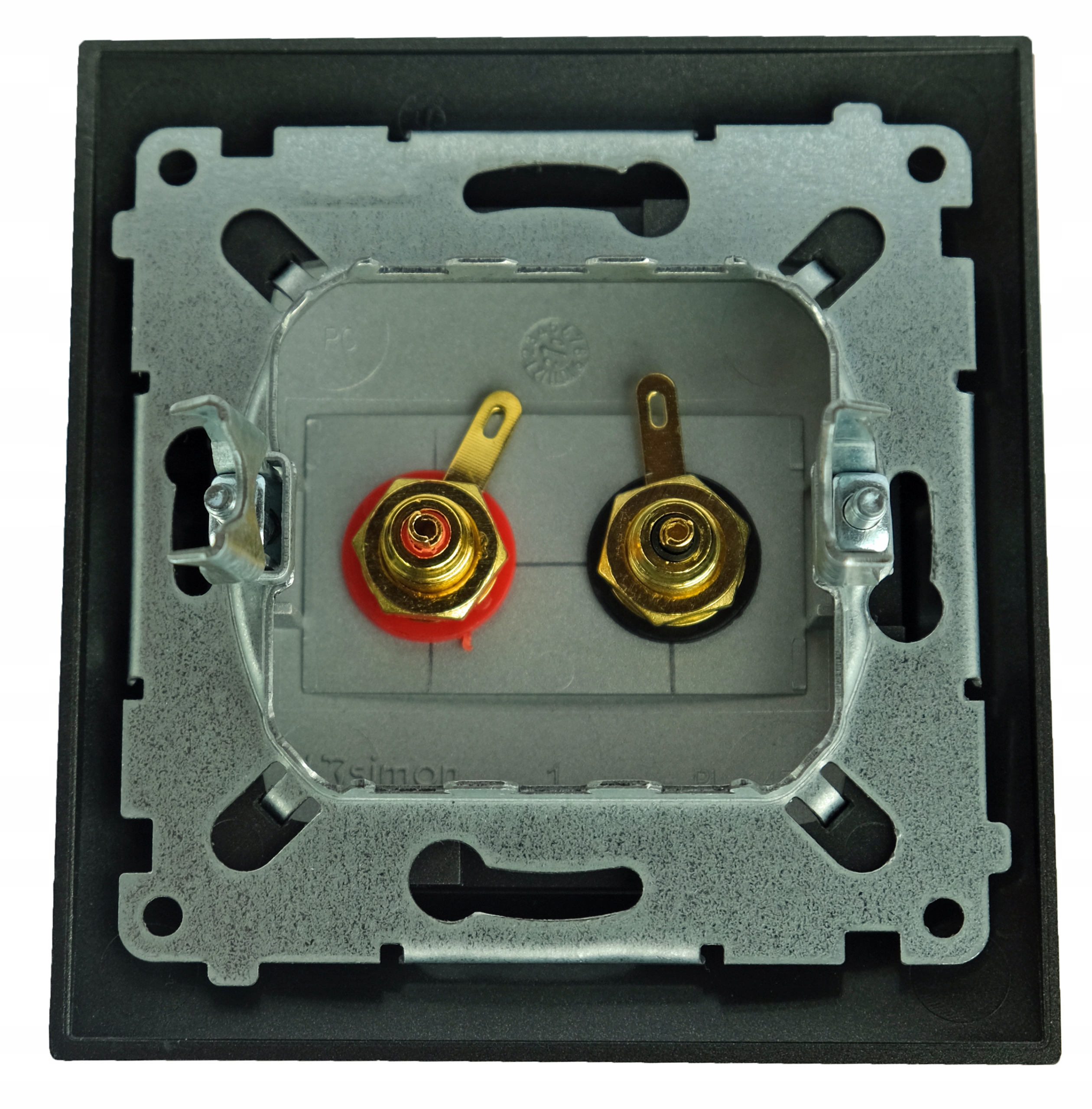 Simon gniazdo RCA ścienne podtynkowe terminal 2RCA Rodzaj gniazda ścienne