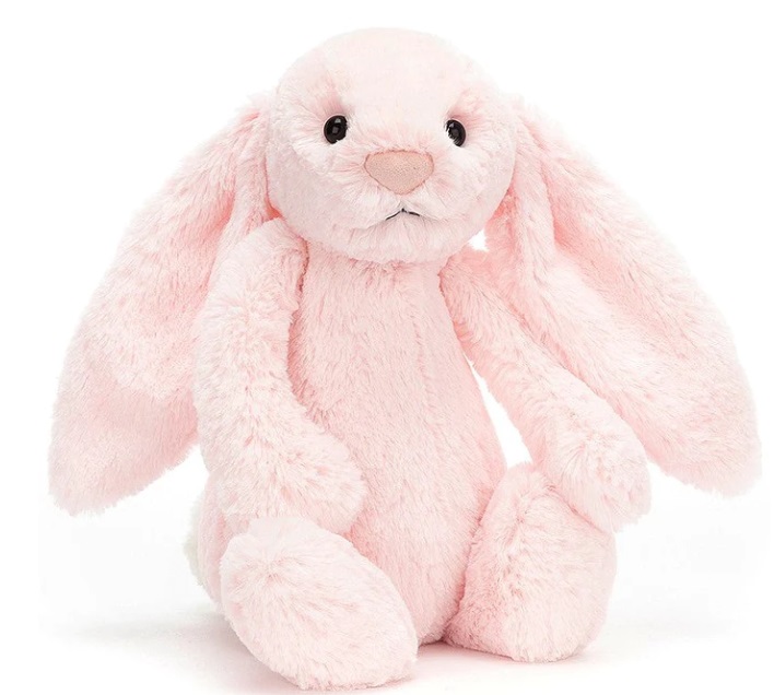 

Maskotka Pluszak Królik Bunny Jasny Róż XL 35 cm