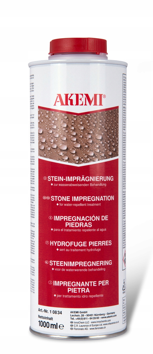Akemi Impregnat Do Kamienia Marmuru, Piaskowca 1L Impregnat Do Wapienia 1L