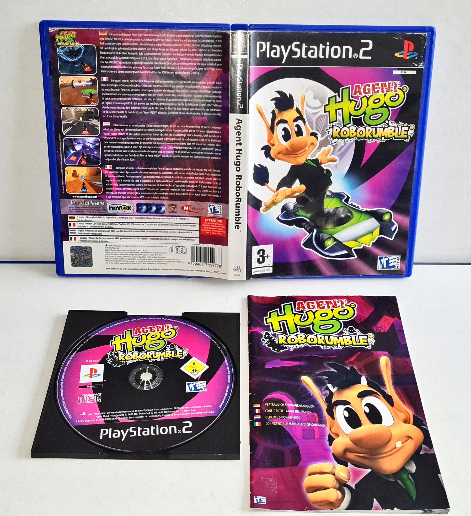 Agent Hugo roborumble PS2