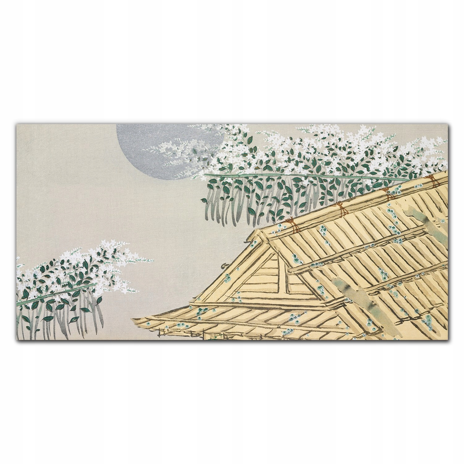 Obraz na plátne Ázia dom kvety 140x70 cm