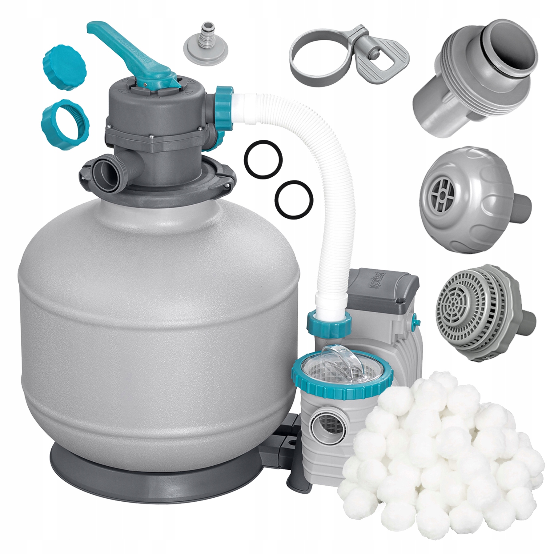 Filtrační Písková Pumpa 8327 l/h Bestway 58499 Pro Bazény Filtrační Kuličky