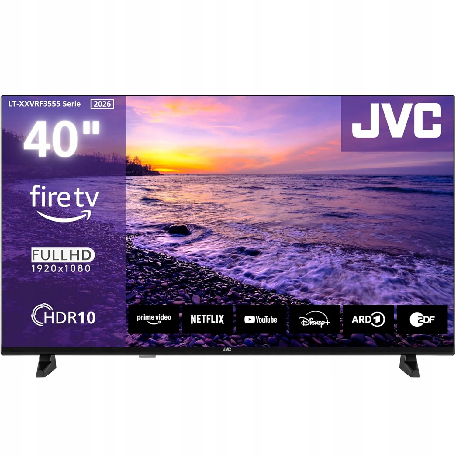 Telewizor Led Jvc 40" LT-40RF3555 Full Hd Fire Tv Alexa HDR10 DVB-T2