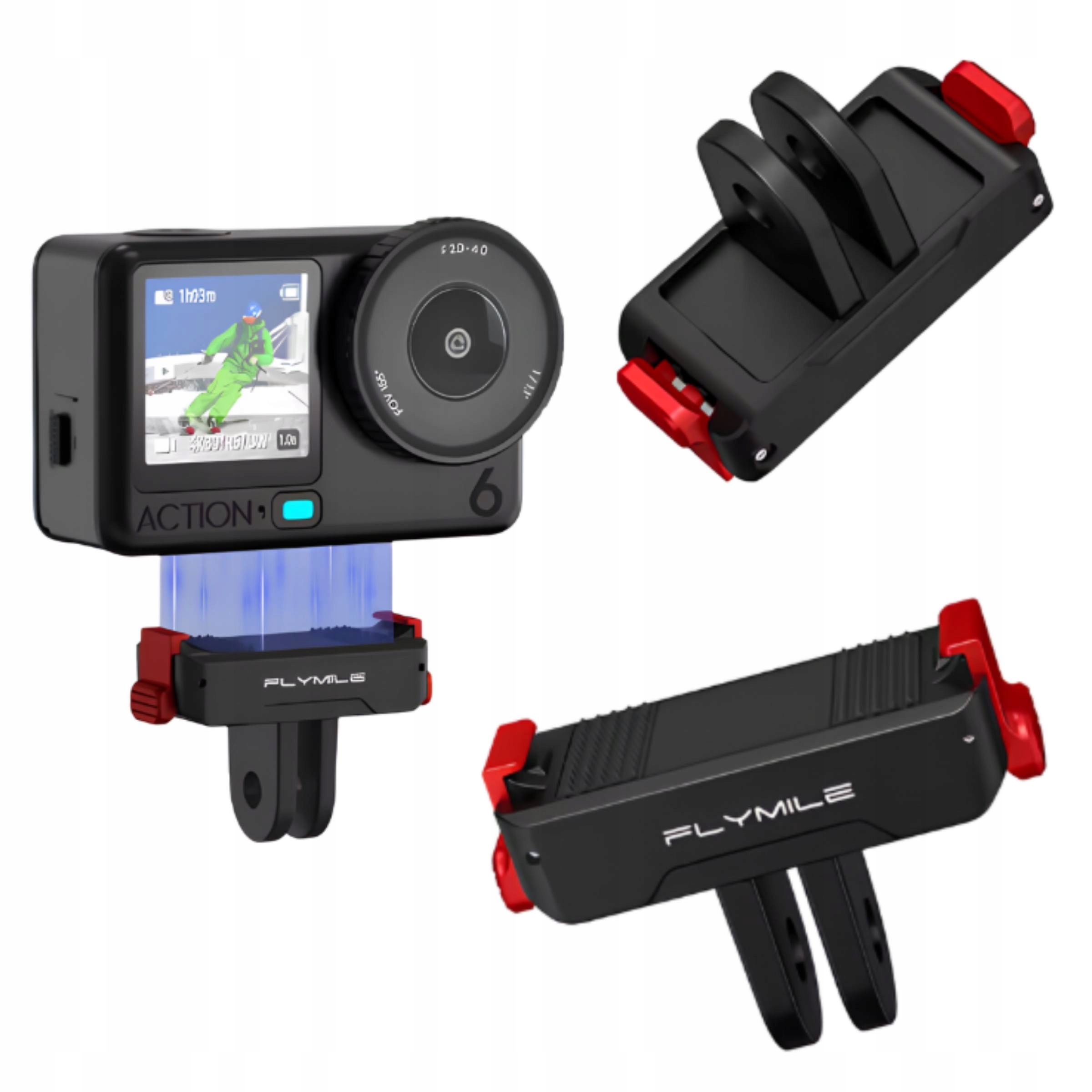 Adapter Magnetyczny Z Mocowaniem Typu GoPro Do DJI OSMO NANO / ACTION 6