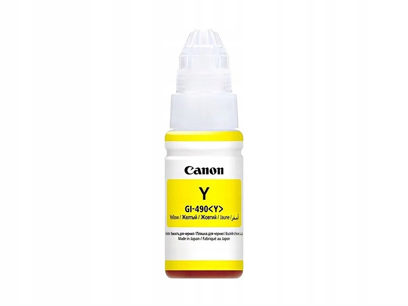 

Tusz Canon GI-490 Żółty 70 ml 0666C001