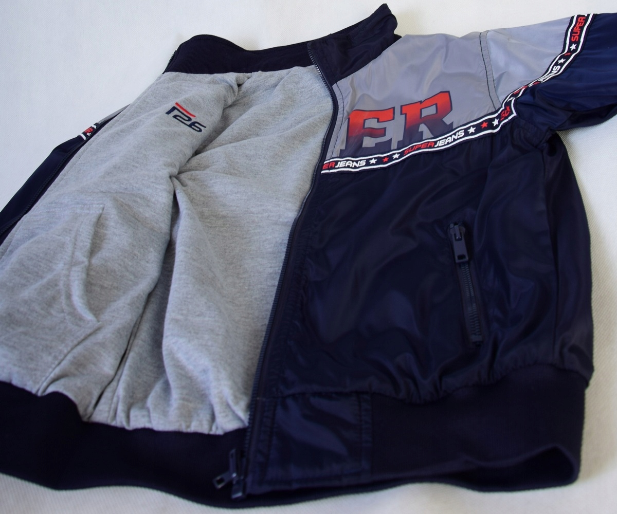 KURTKA DWUSTRONNA YK-01296B WIOSENA/JESIEŃ 122/128 Rozmiar 122