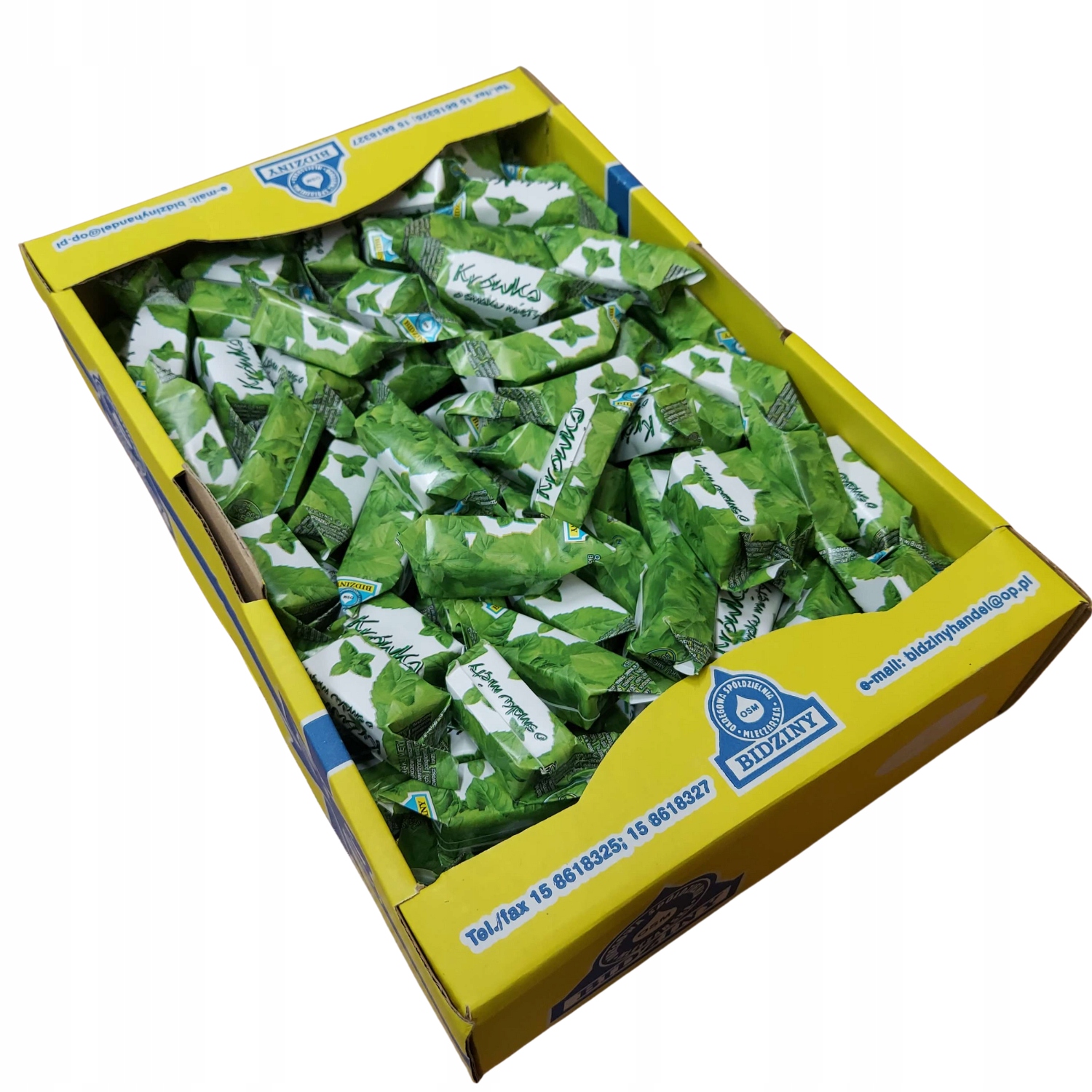 Levně Bonbón Krówka Mátová 2 kg Osm Bidziny – Tradiční sladkost s mátovou příchutí