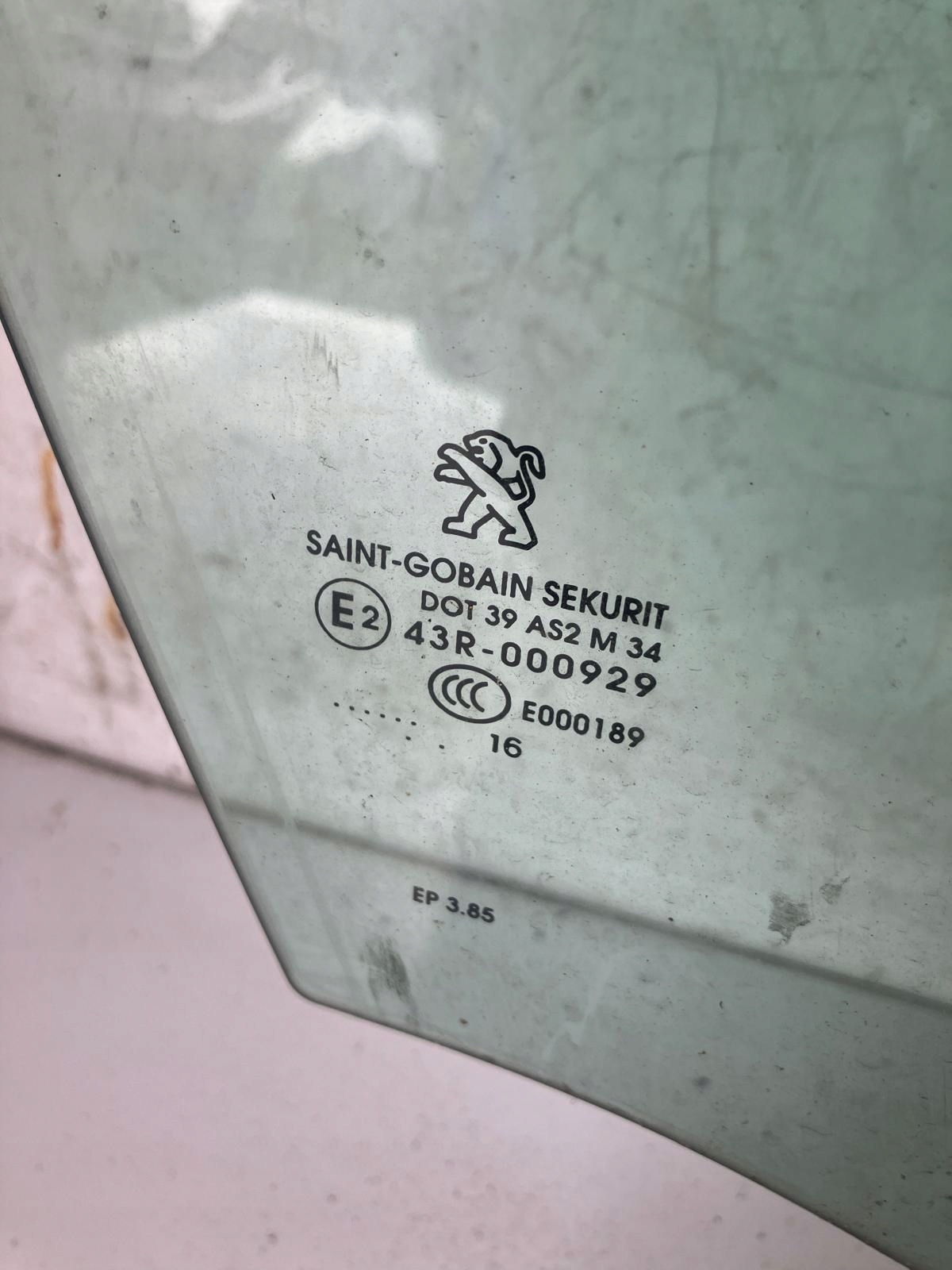 window door right front PEUGEOT 308 T9 16 ROK