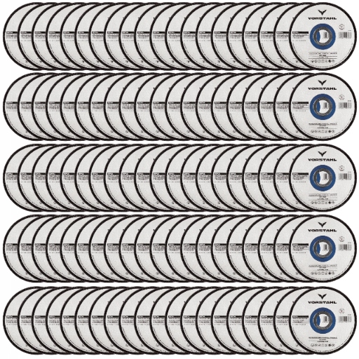 Tarcza do cięcia metalu płaska 230x3,2x22,2mm 100szt Vorstahl