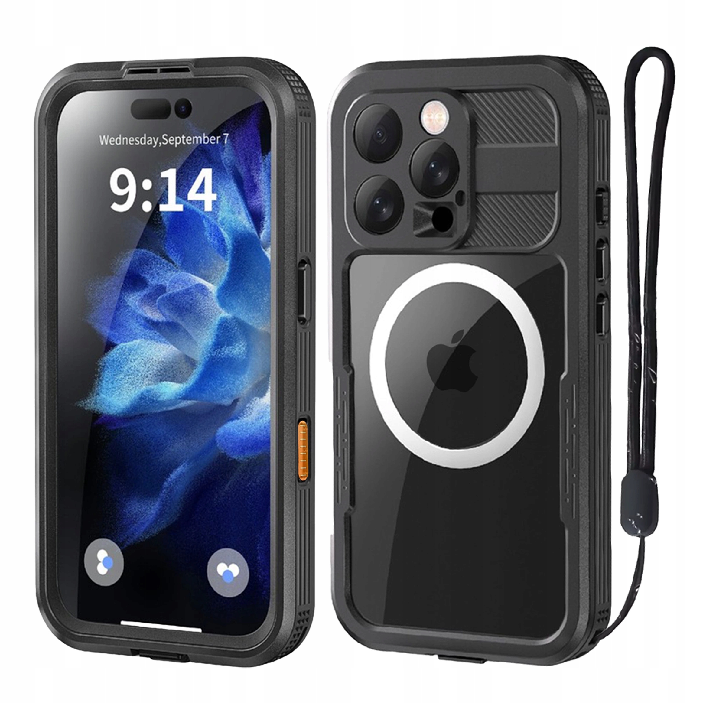 Kryt pancéřové pouzdro vodotěsné IP68 pouzdro pro Apple iPhone 16 Pro Max