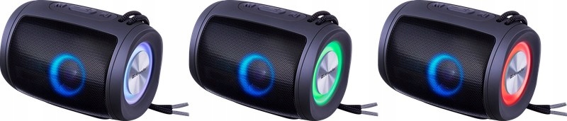 DEFENDER Przenośny Mini Głośnik Bluetooth 5.3 LED FM MP3 SD Bezprzewodowy Marka Defender
