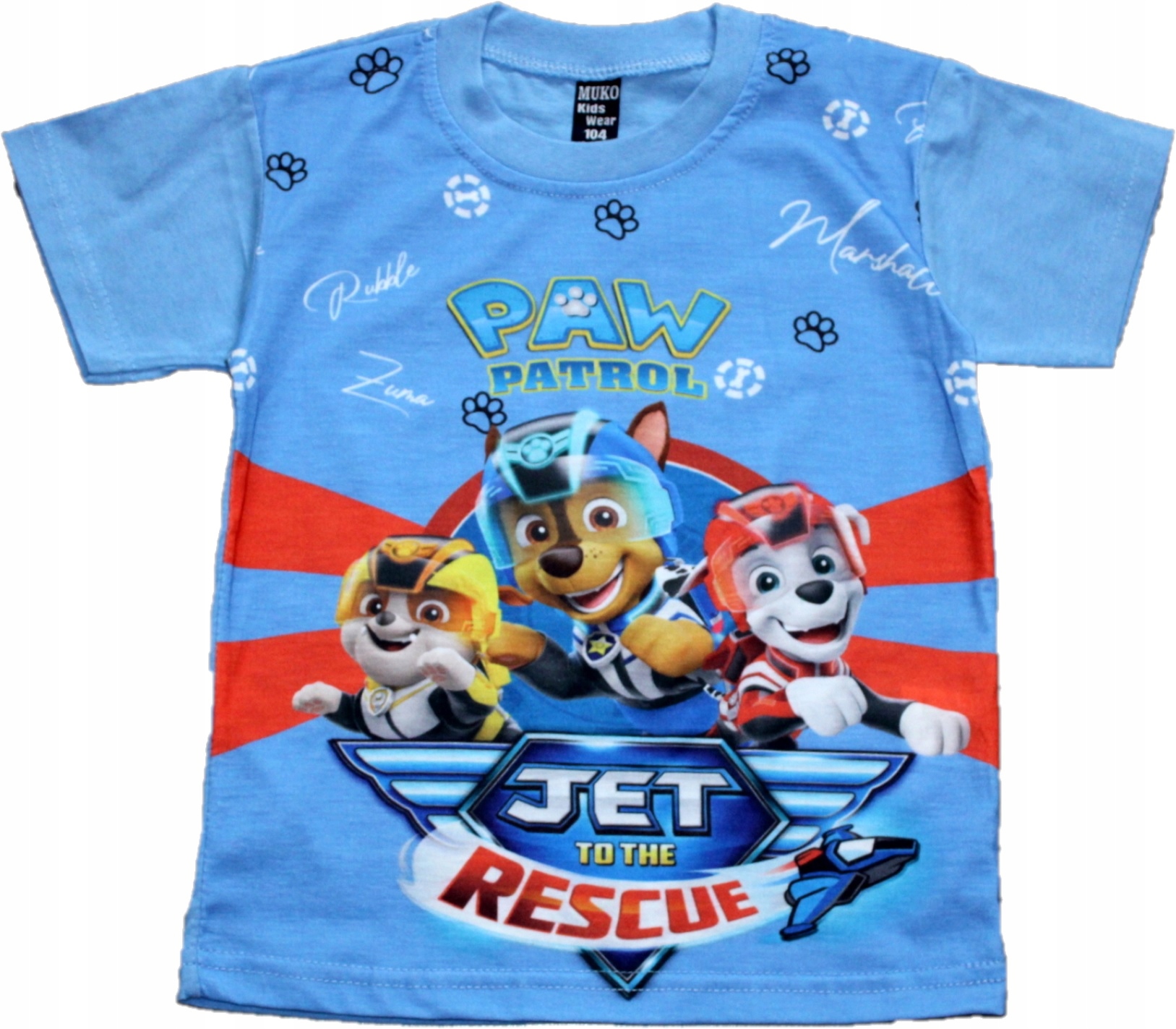 

Psi Patrol bluzka dla fana krótki rękaw 128 7-8