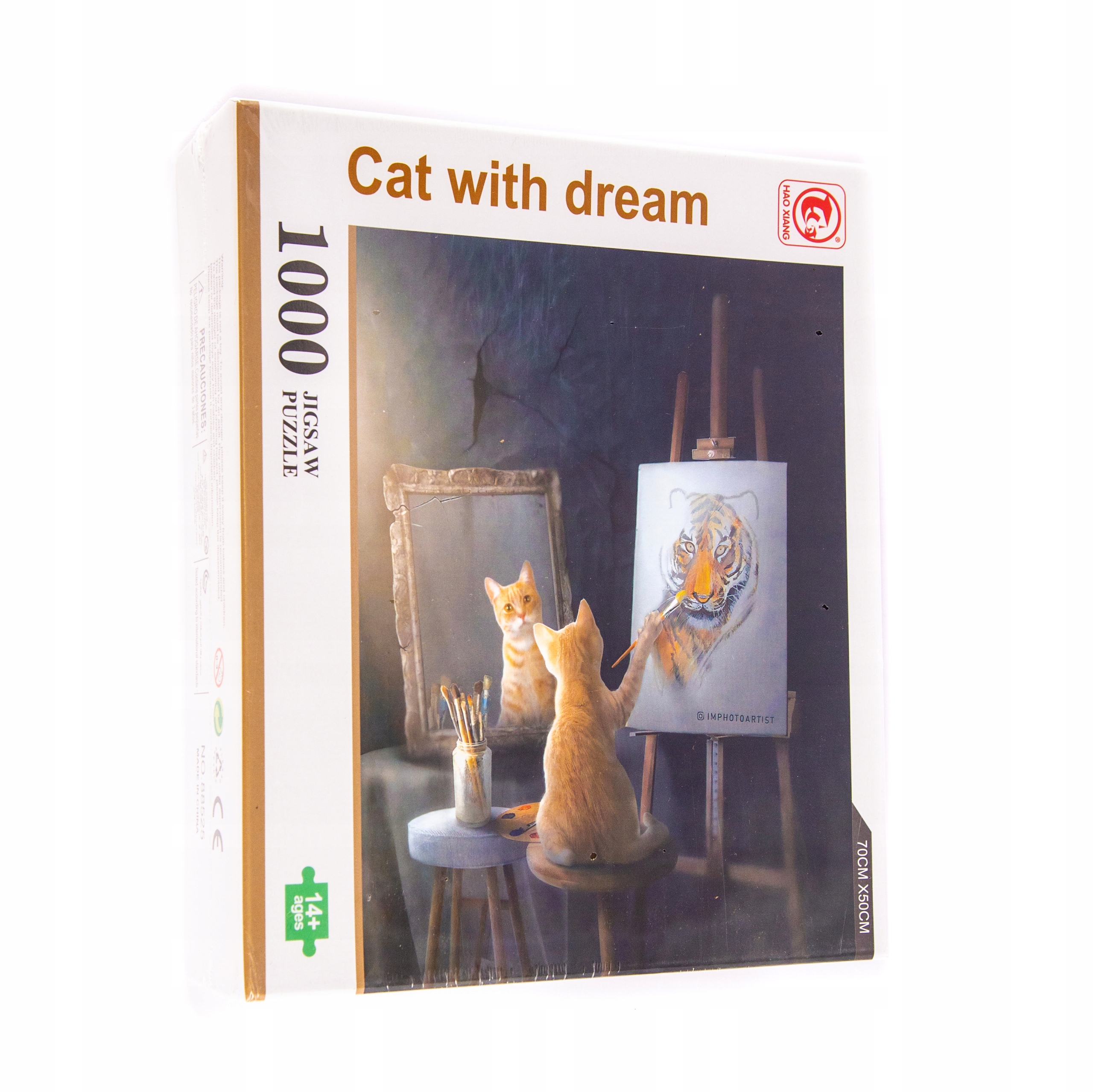 

Puzzle 1000el. Koci marzyciel Ukryty Tygrys