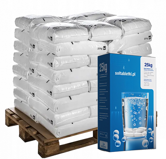 Tabletki solne, sól do zmiękczania wody 25kg Stan opakowania oryginalne